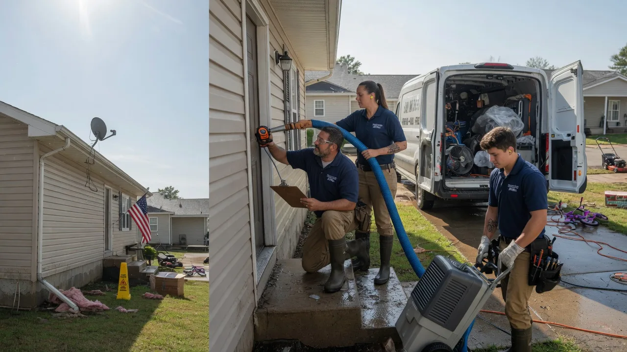 Ceiling Water Damage Restoration in Coral, MI near me